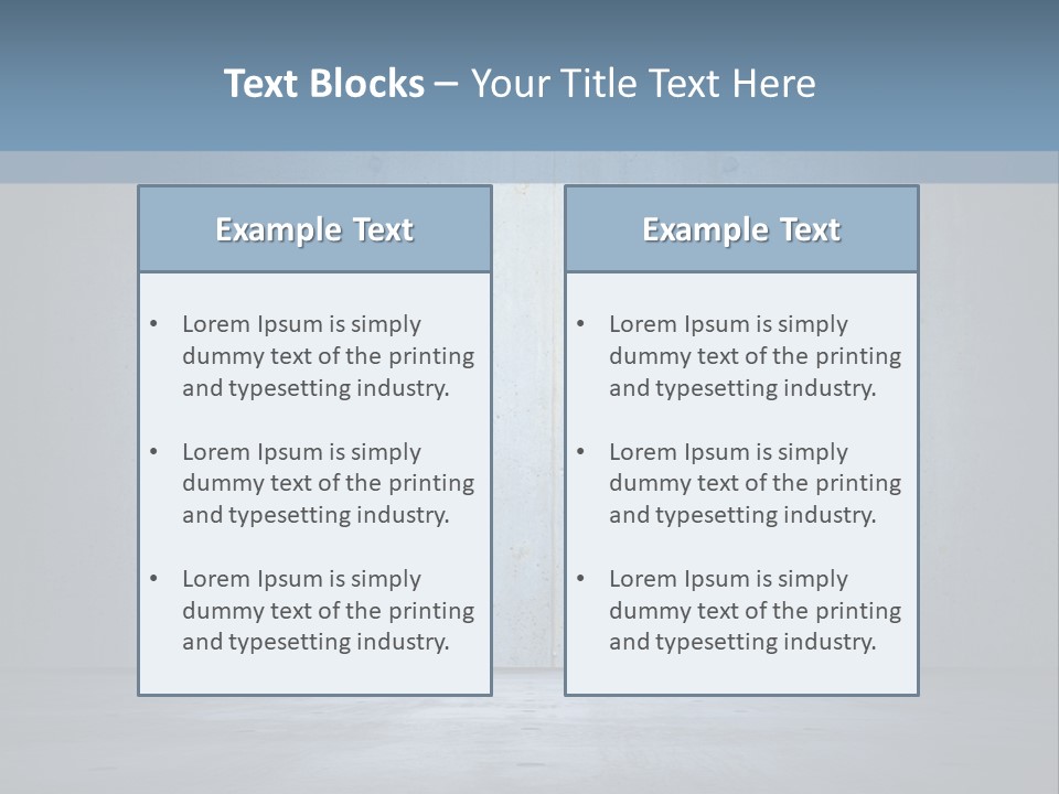 Blank Shelter Textured PowerPoint Template