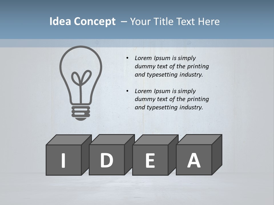 Blank Shelter Textured PowerPoint Template