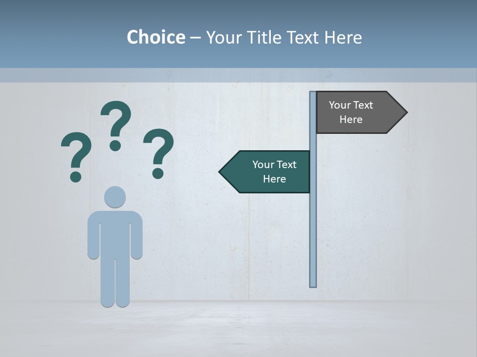 Blank Shelter Textured PowerPoint Template
