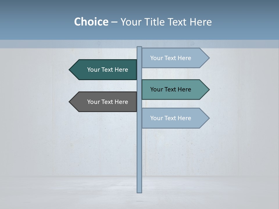 Blank Shelter Textured PowerPoint Template