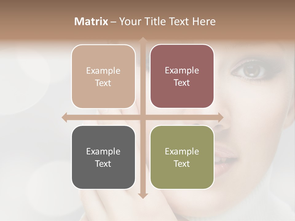 Beauty Portrait PowerPoint Template