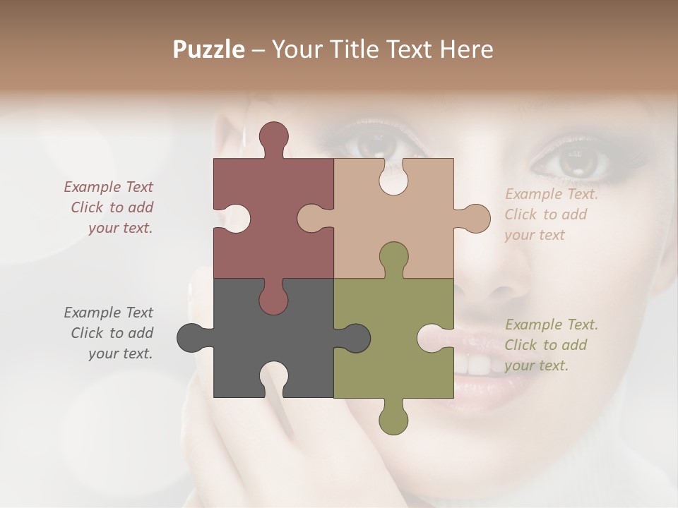 Beauty Portrait PowerPoint Template