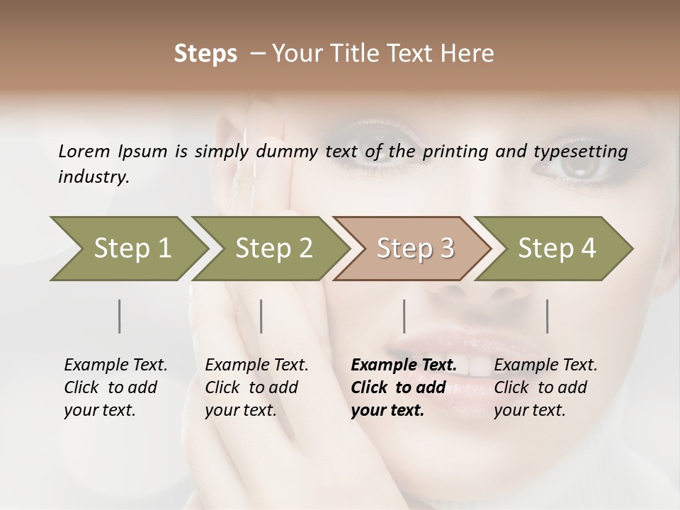 Beauty Portrait PowerPoint Template