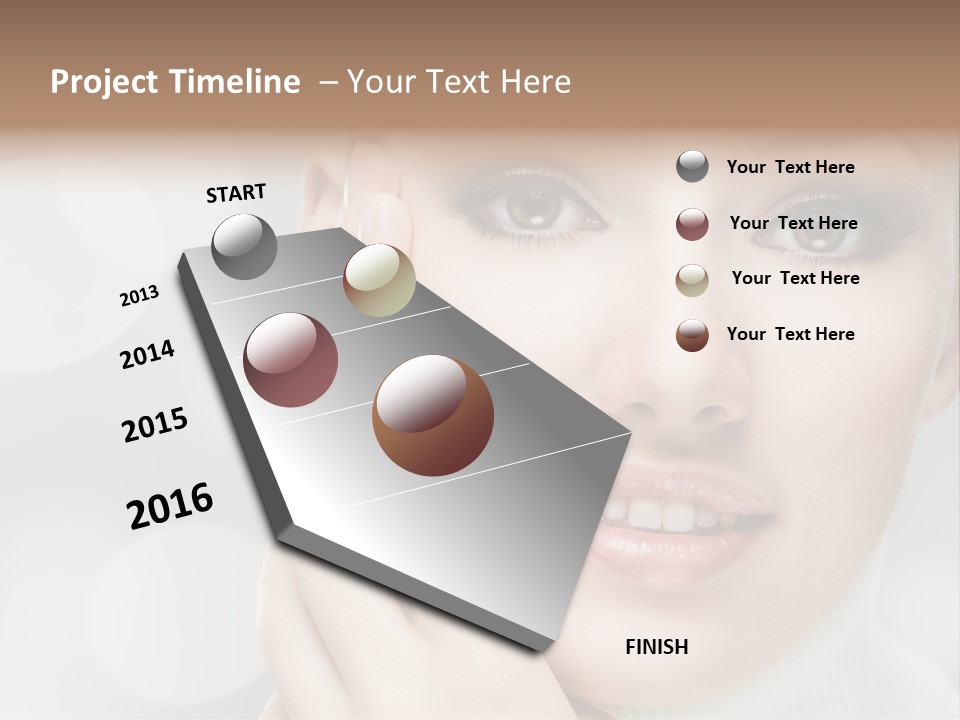 Beauty Portrait PowerPoint Template