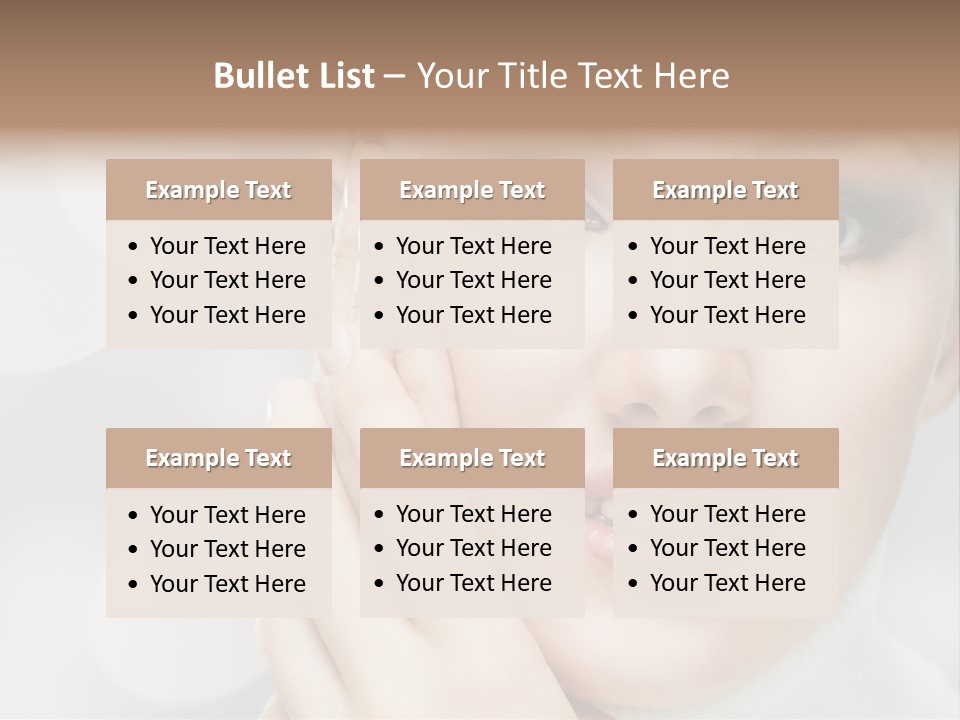 Beauty Portrait PowerPoint Template