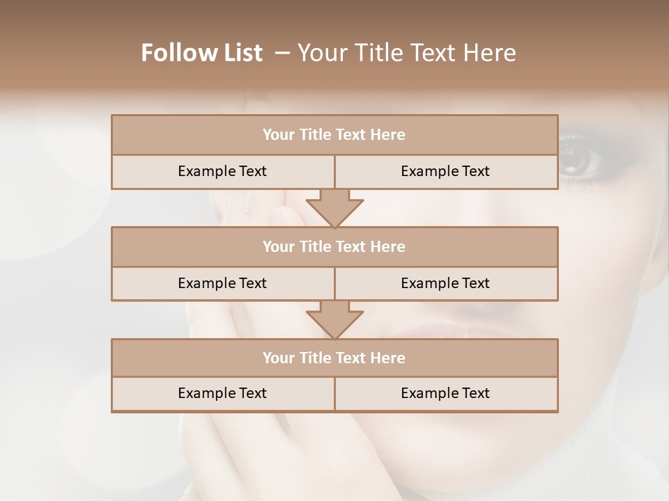 Beauty Portrait PowerPoint Template