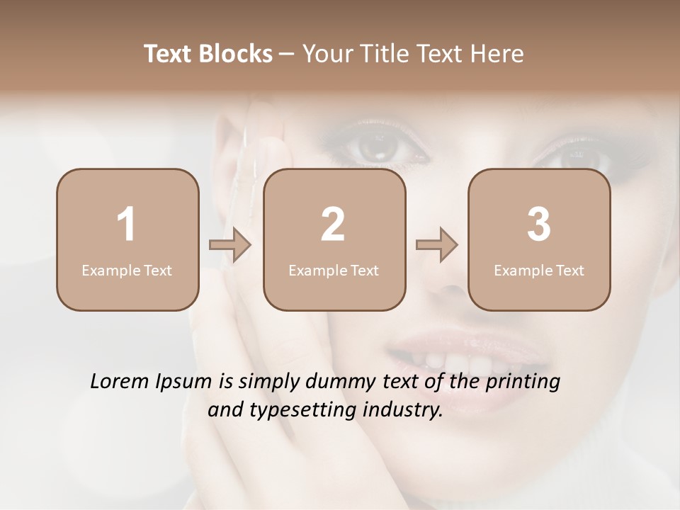 Beauty Portrait PowerPoint Template