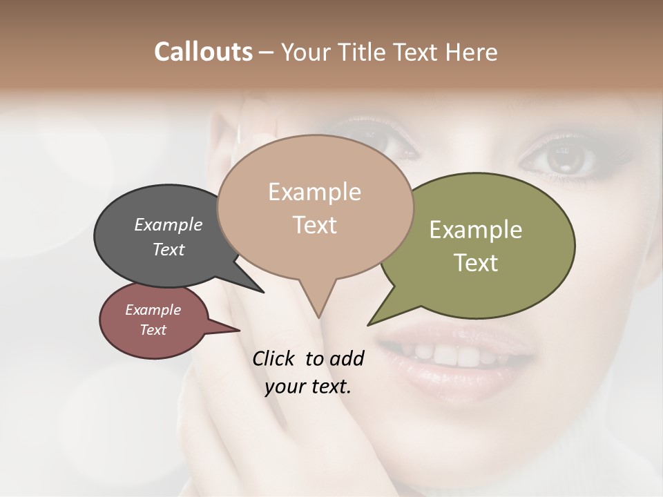 Beauty Portrait PowerPoint Template