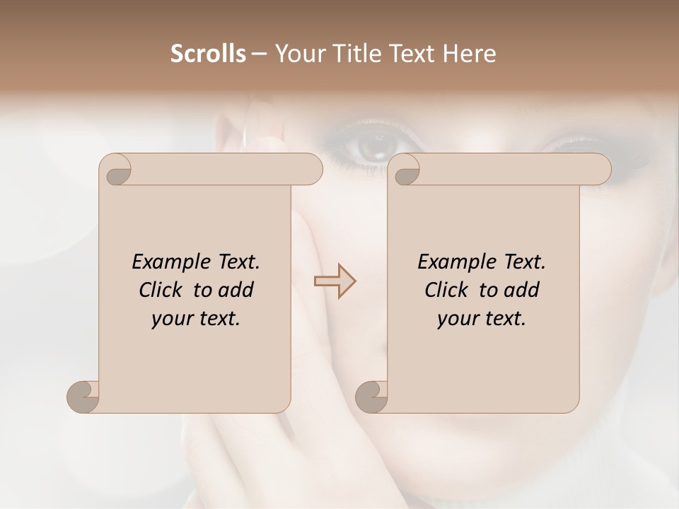 Beauty Portrait PowerPoint Template