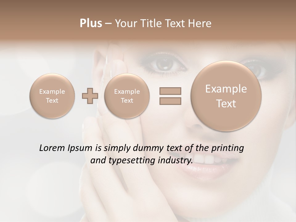 Beauty Portrait PowerPoint Template