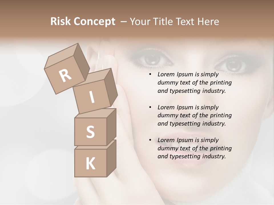 Beauty Portrait PowerPoint Template