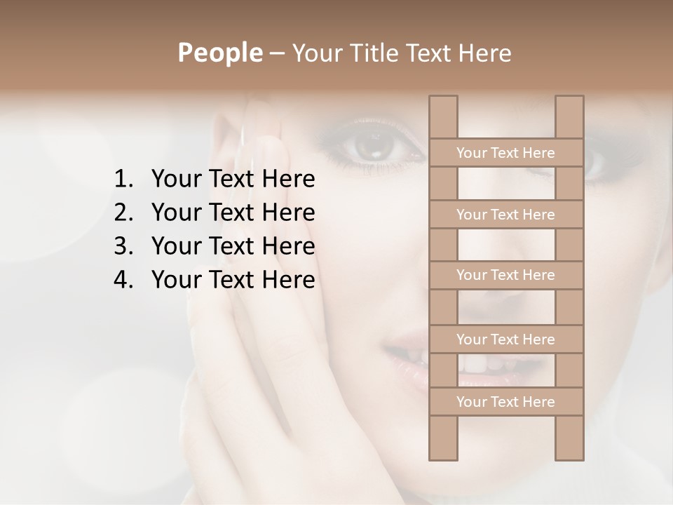Beauty Portrait PowerPoint Template