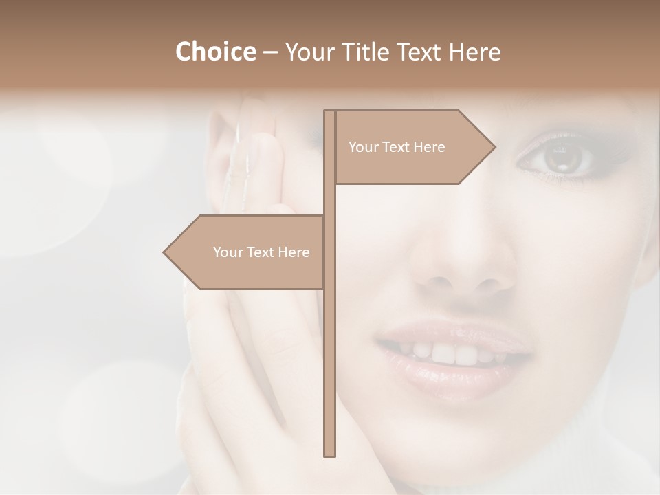 Beauty Portrait PowerPoint Template