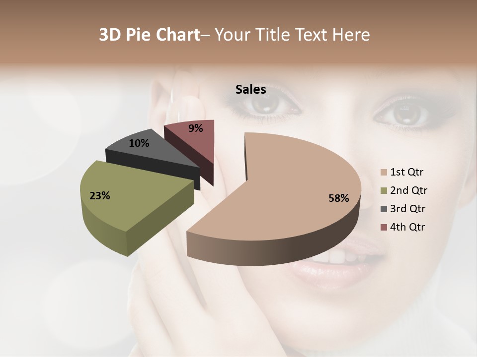 Beauty Portrait PowerPoint Template