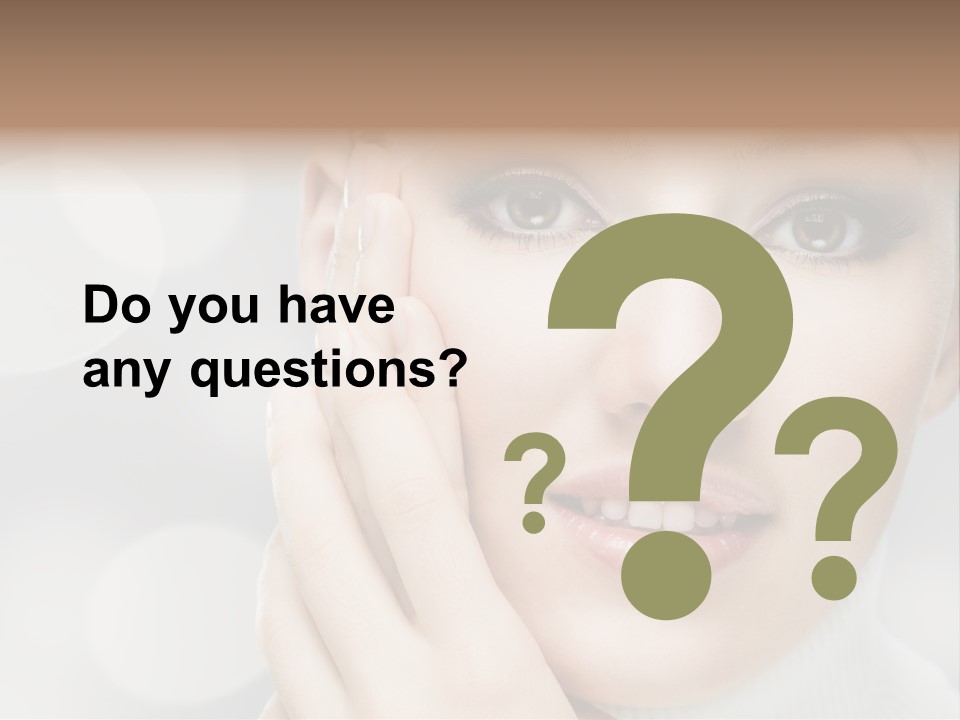 Beauty Portrait PowerPoint Template