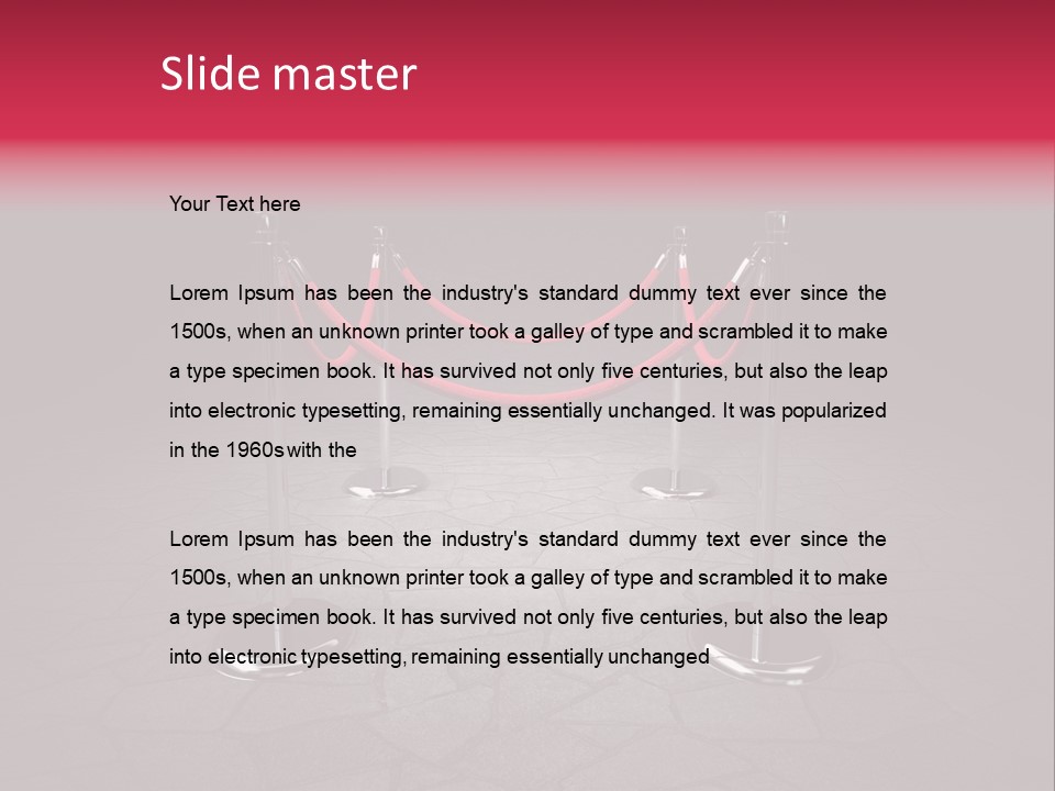 Industry Celebrity Prestige PowerPoint Template