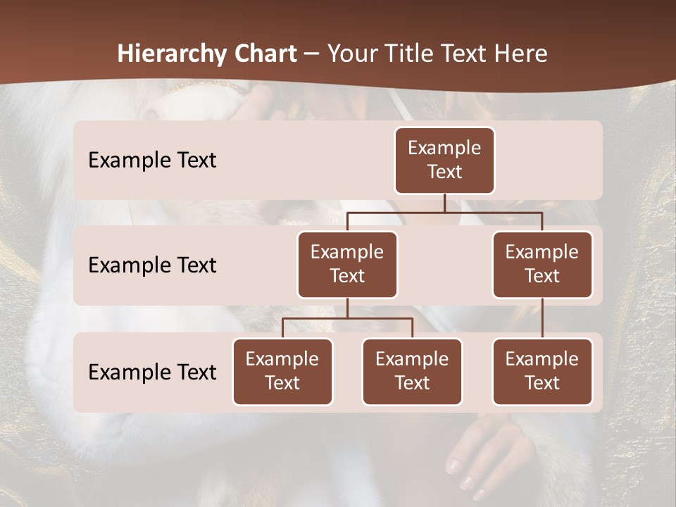 Woman In Fur Coat PowerPoint Template