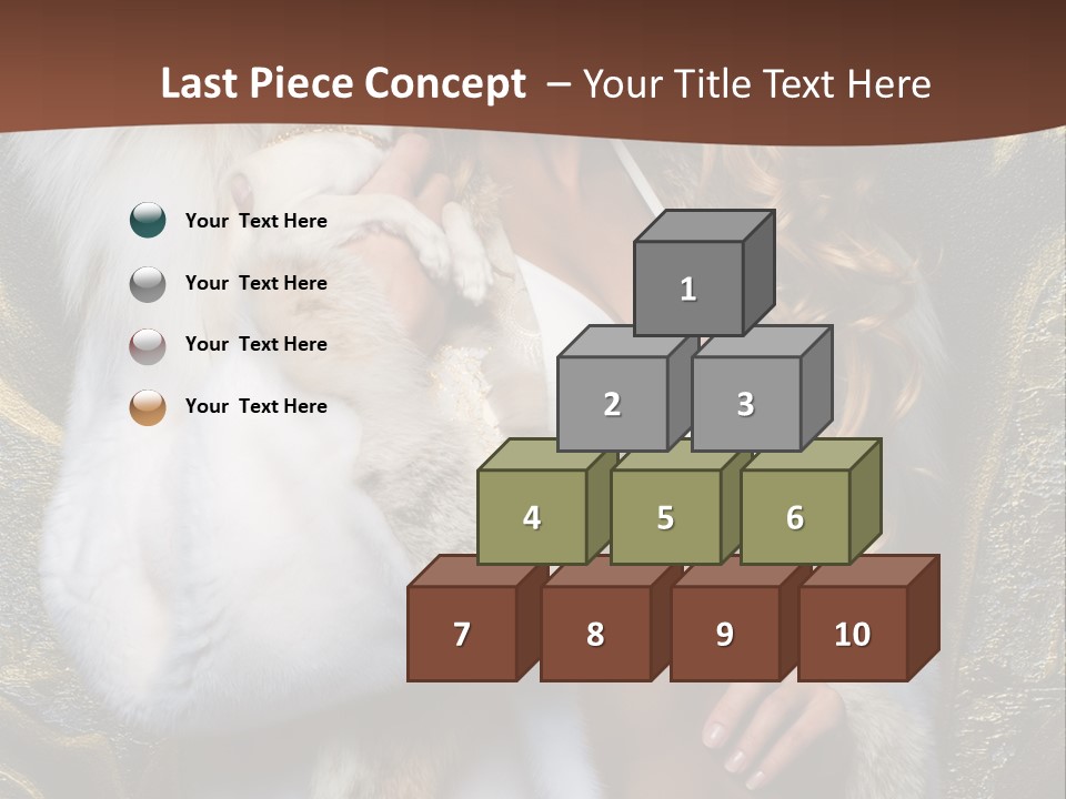 Woman In Fur Coat PowerPoint Template