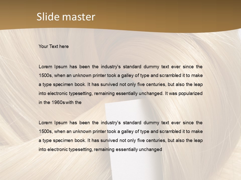 Hair Backgrounds PowerPoint Template