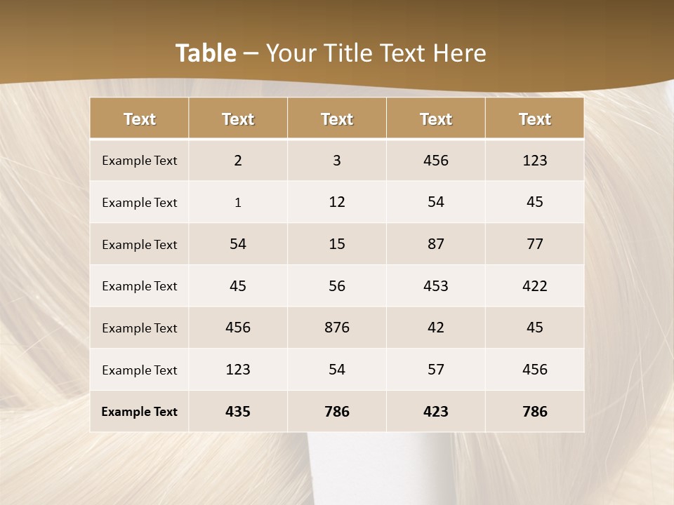 Hair Backgrounds PowerPoint Template