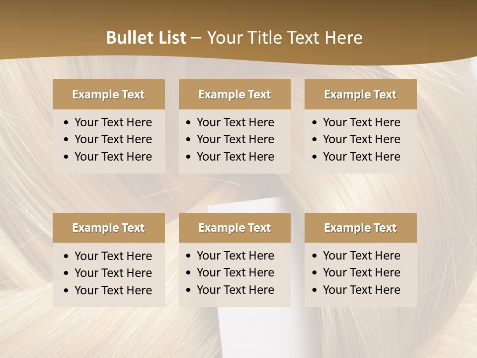 Hair Backgrounds PowerPoint Template