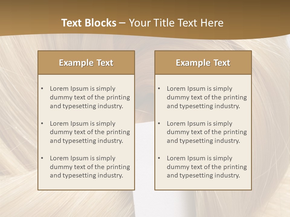 Hair Backgrounds PowerPoint Template