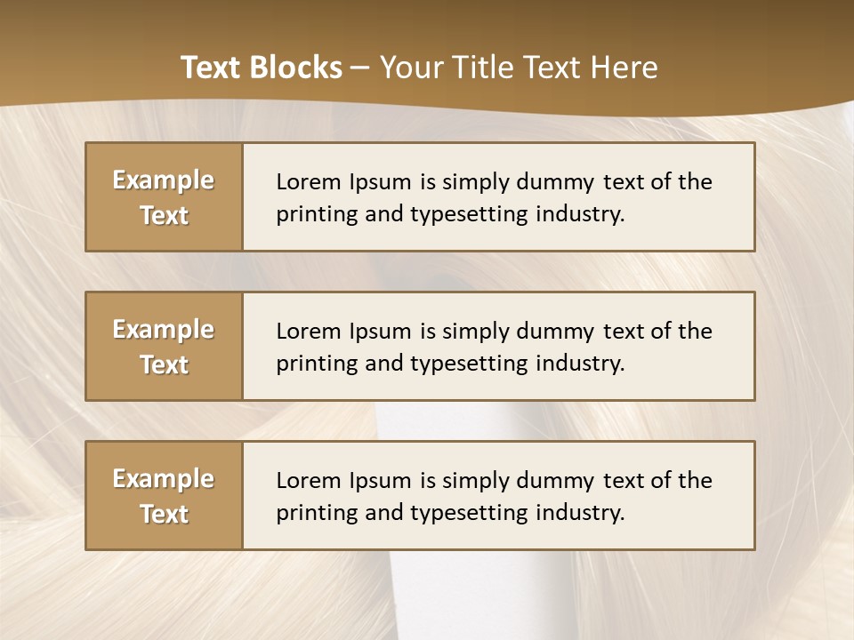 Hair Backgrounds PowerPoint Template