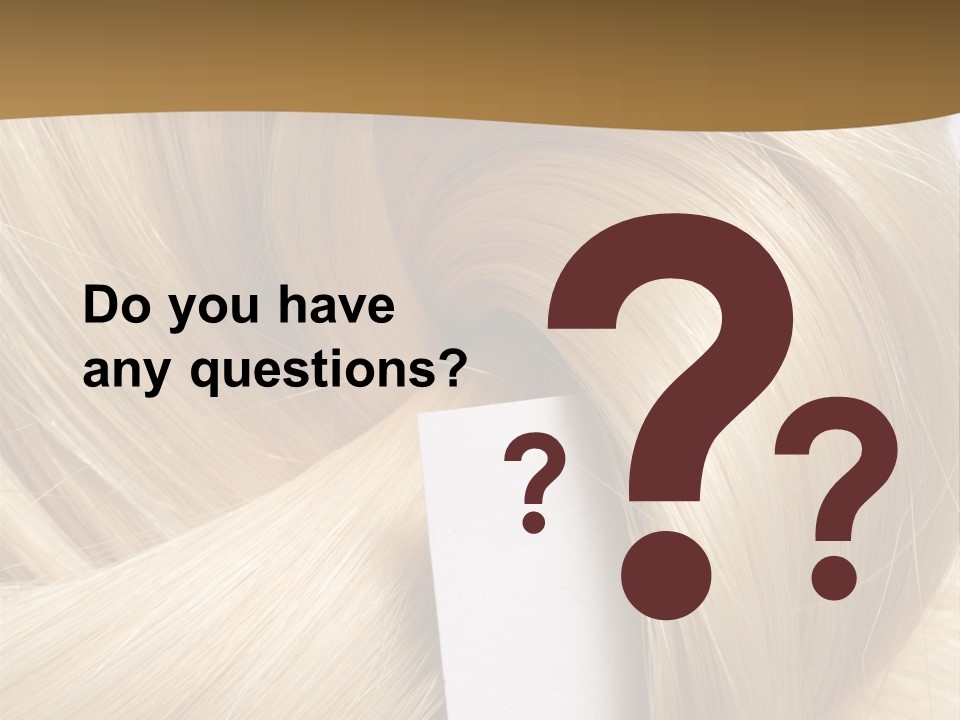 Hair Backgrounds PowerPoint Template