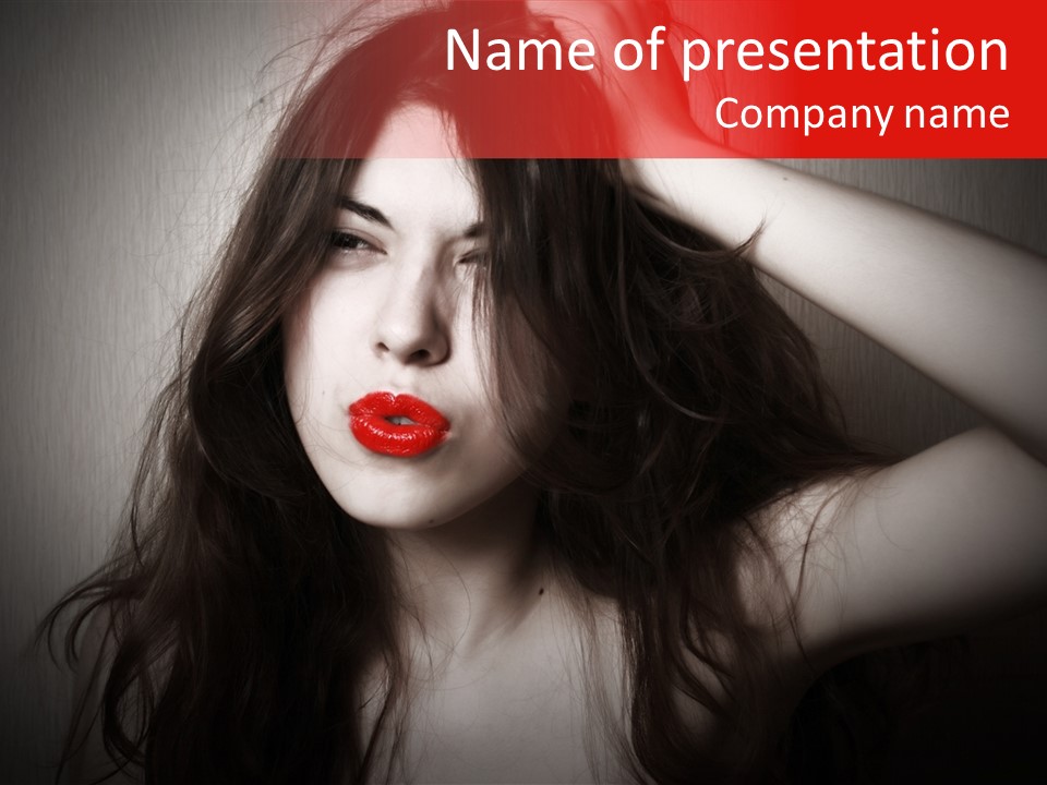 Person Distraught Worried PowerPoint Template