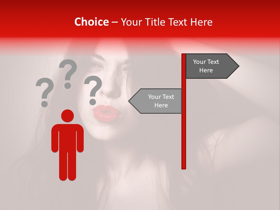 Person Distraught Worried PowerPoint Template