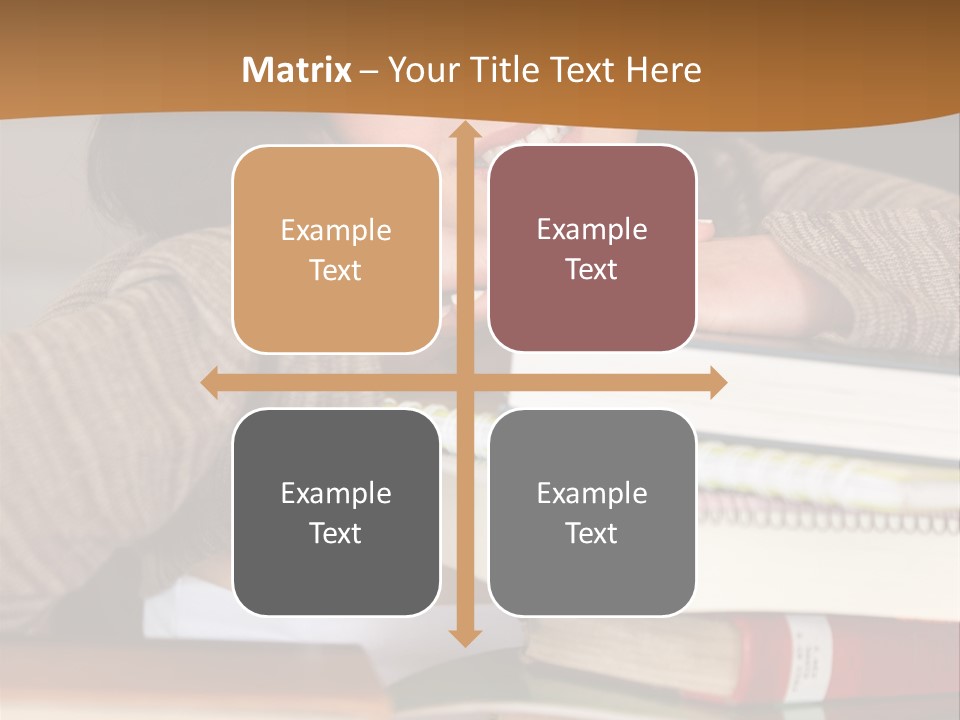 Girl People Building PowerPoint Template