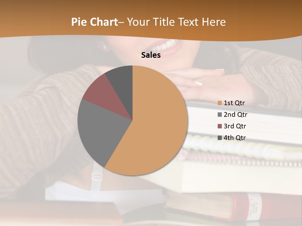 Girl People Building PowerPoint Template