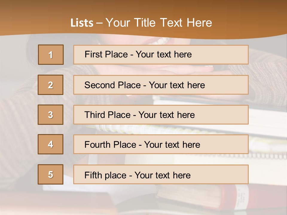 Girl People Building PowerPoint Template