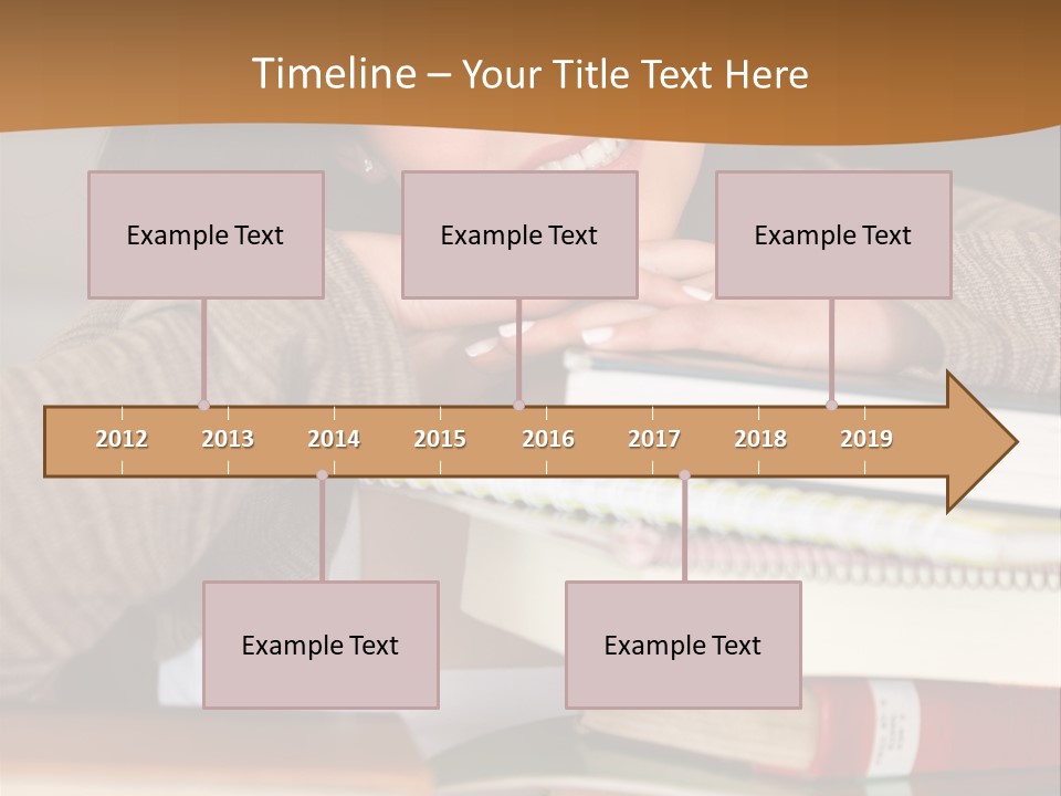 Girl People Building PowerPoint Template