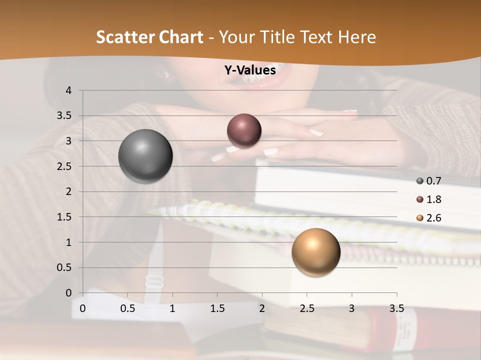 Girl People Building PowerPoint Template