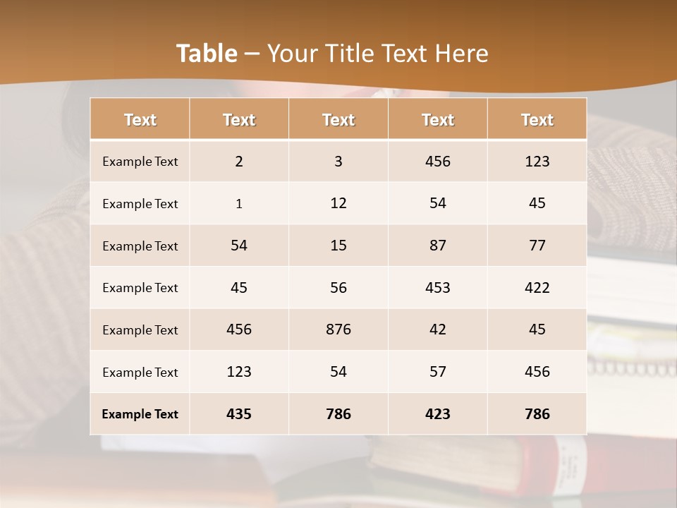 Girl People Building PowerPoint Template