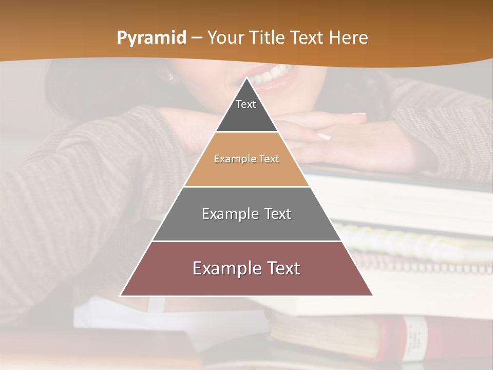 Girl People Building PowerPoint Template