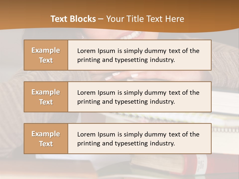 Girl People Building PowerPoint Template