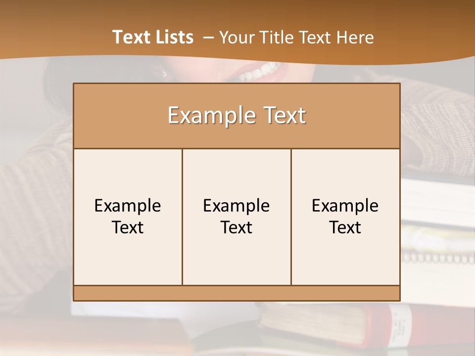 Girl People Building PowerPoint Template