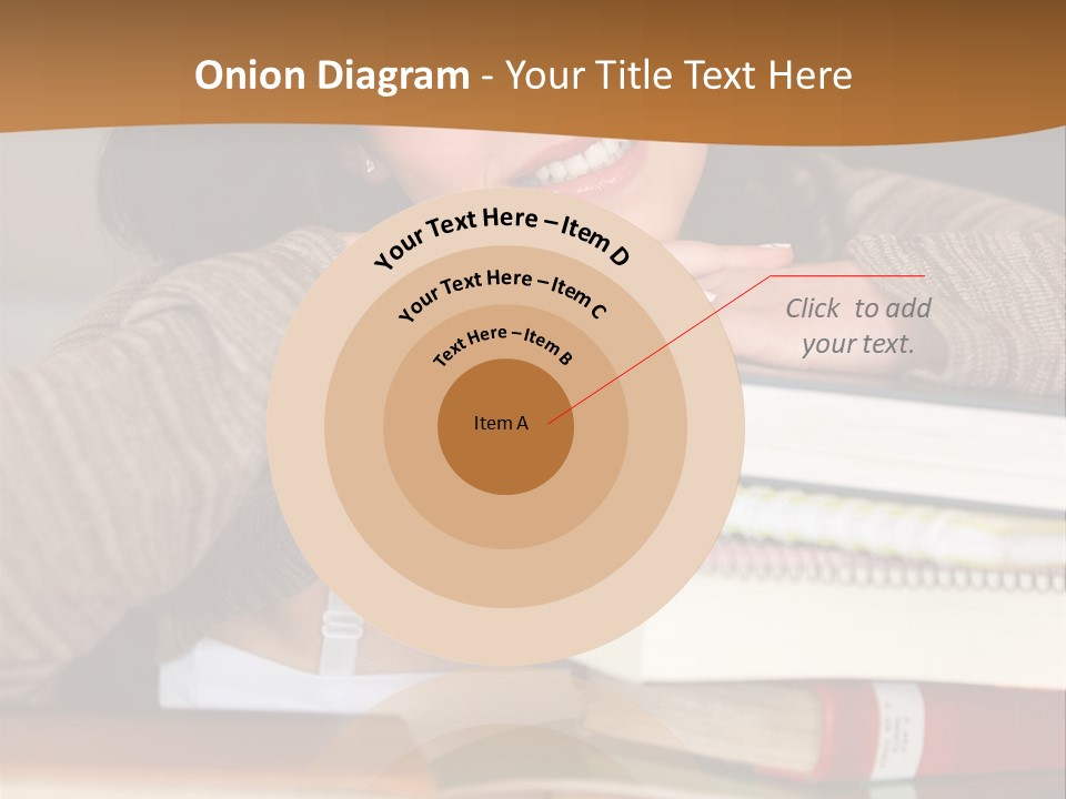 Girl People Building PowerPoint Template