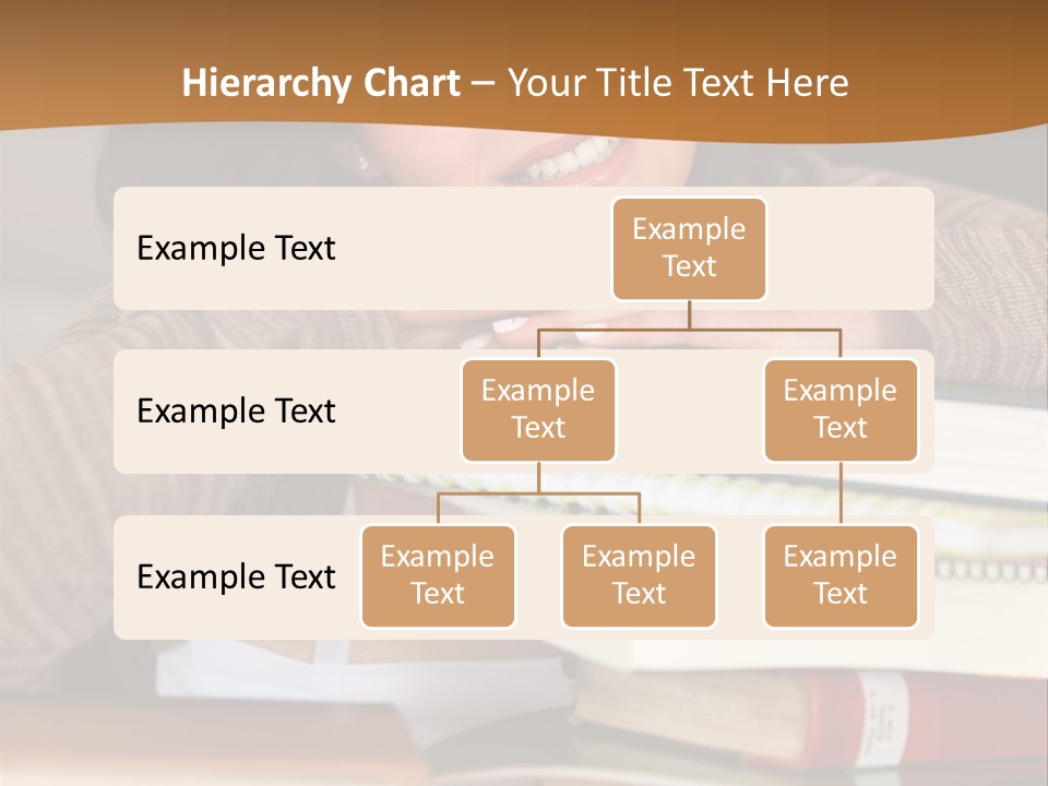 Girl People Building PowerPoint Template