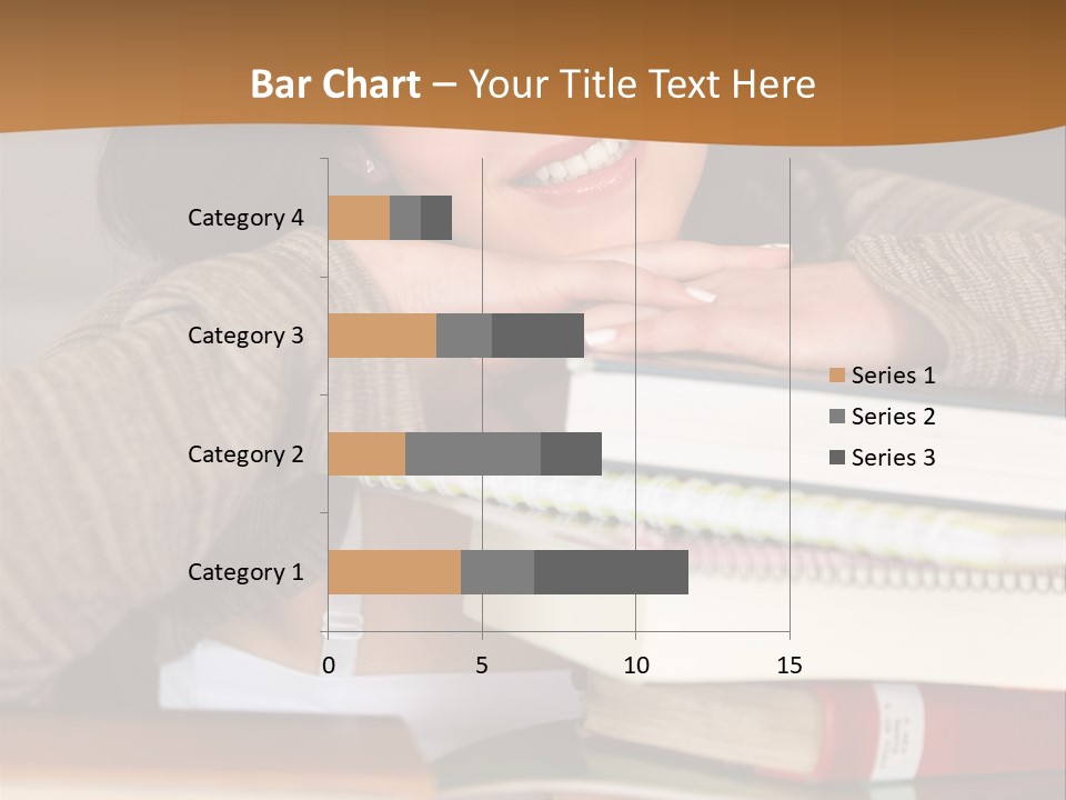 Girl People Building PowerPoint Template