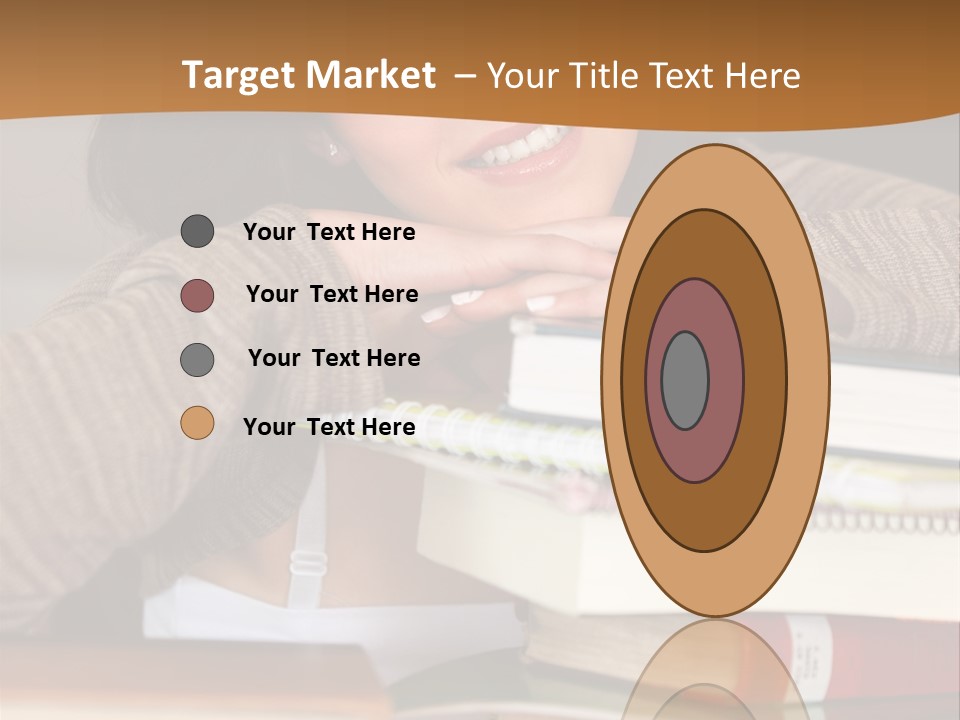 Girl People Building PowerPoint Template