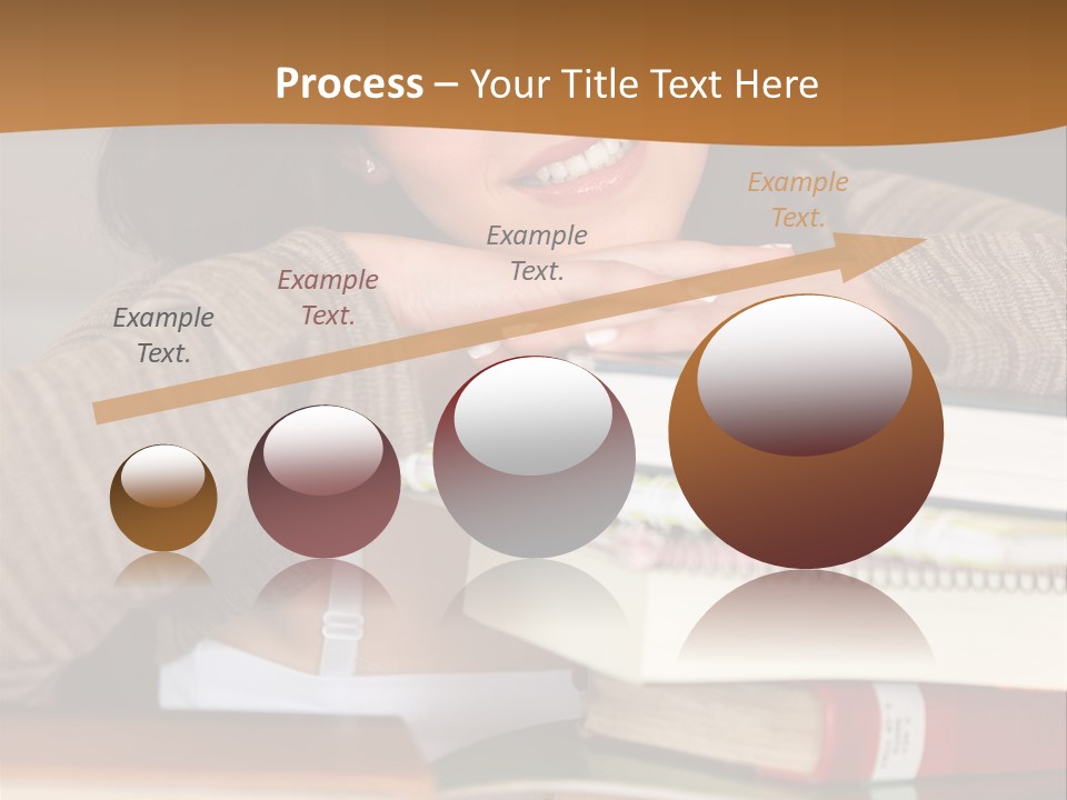 Girl People Building PowerPoint Template