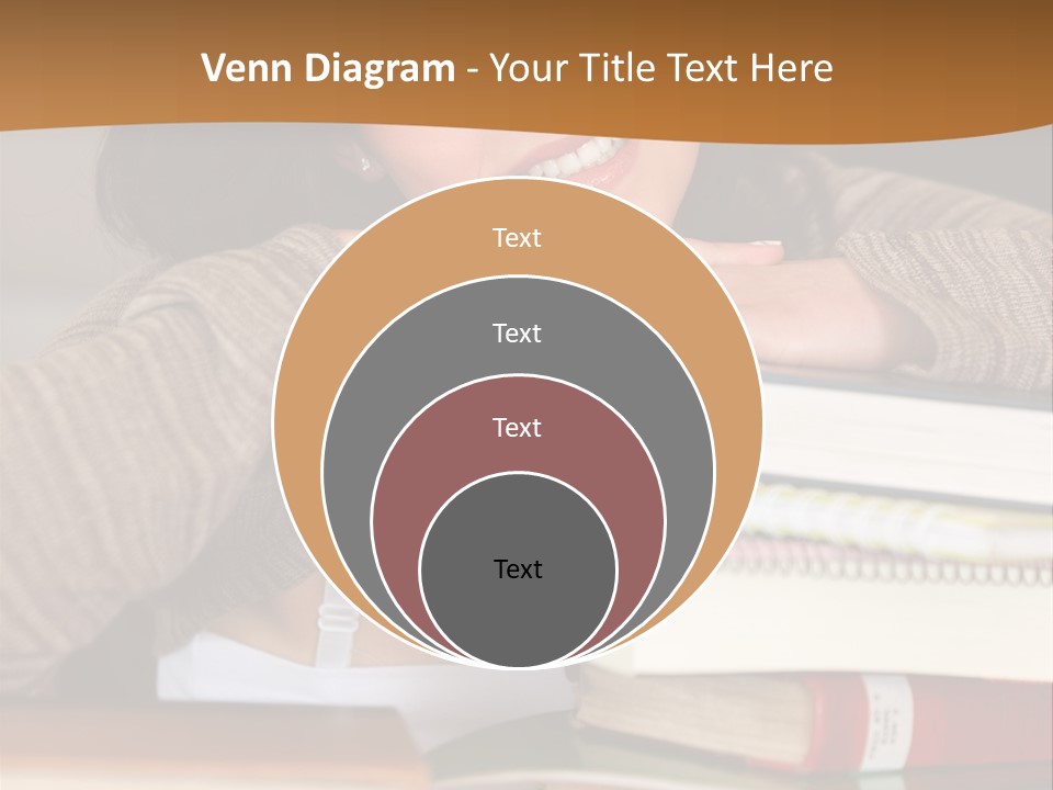 Girl People Building PowerPoint Template