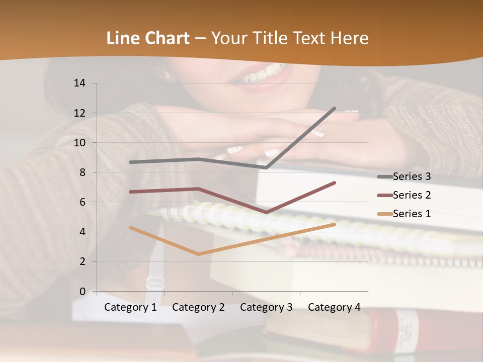 Girl People Building PowerPoint Template