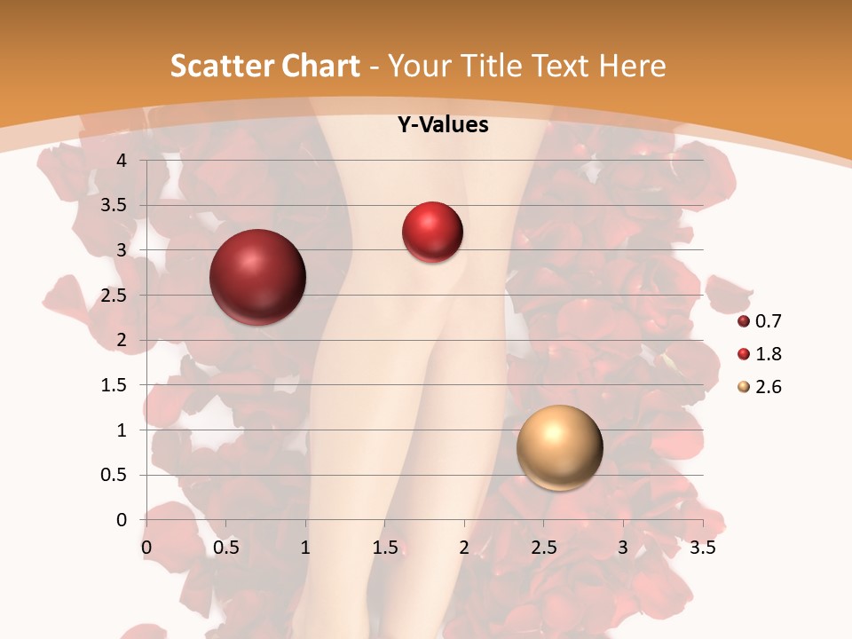 Rose Petals Woman PowerPoint Template