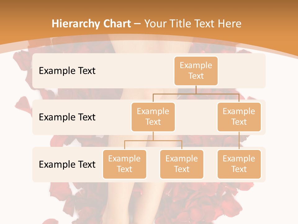 Rose Petals Woman PowerPoint Template