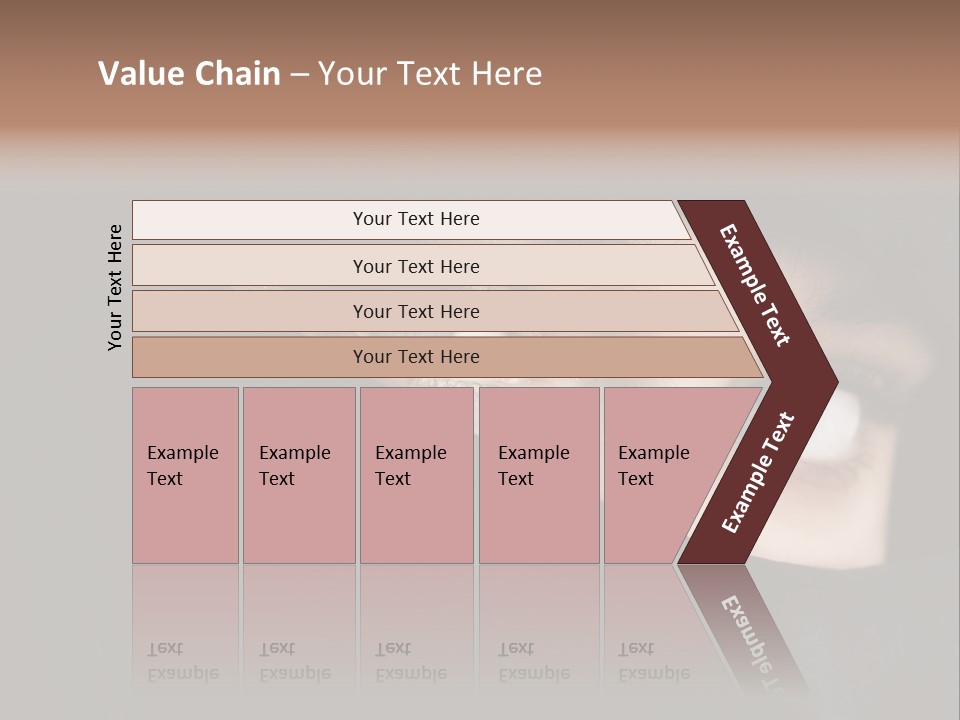 Beautiful Niqab Eyes PowerPoint Template