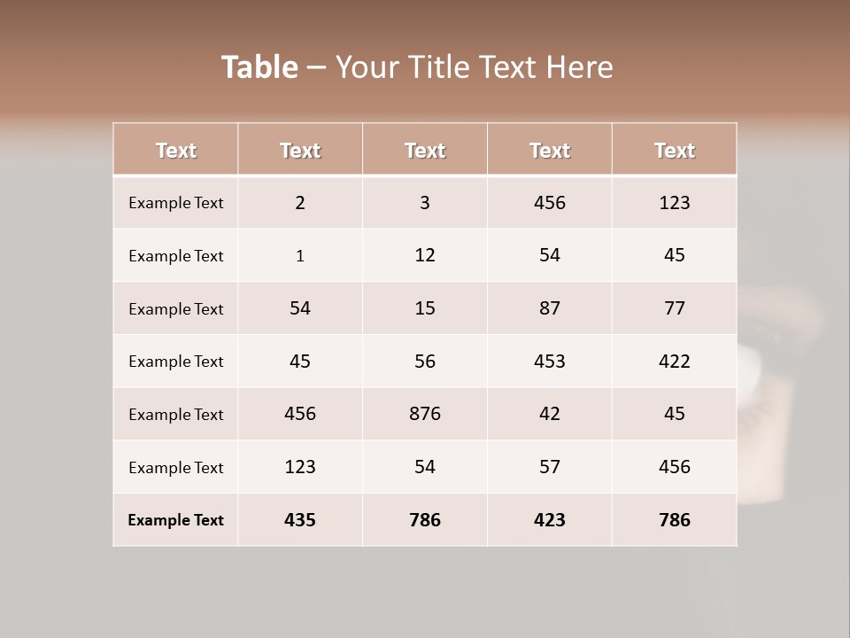 Beautiful Niqab Eyes PowerPoint Template